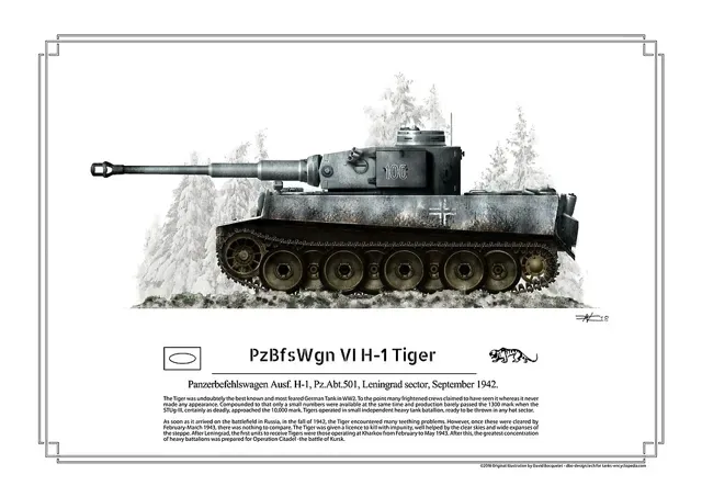 Panzer VI Tiger Ausf.H1 - 虎式坦克H1型 1/72 Scale — Image 4 of 6