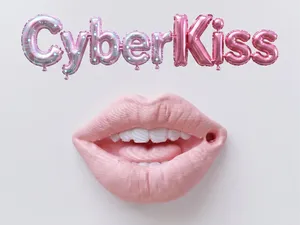 CyberKiss – Expressive Lips Keychain & Charm