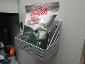 Hanging Cabinet Bucket Shelf Under Sink
