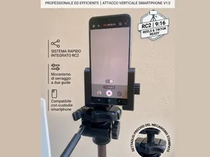 Attacco Manfrotto Verticale Universale Telefono 