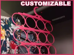 Percha customizable de pañuelos o corbatas