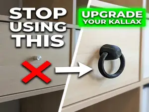 Kallax Handle – Ring Pull for Doors & Drawers