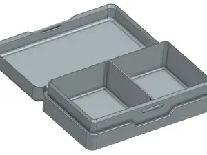 Print-in-Place Organizer Box 160x90 (mid division)