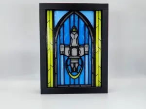 Firefly Serenity Stained Glass Light Box