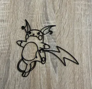 Pokemon Raichu wall art