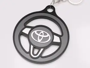 Toyota Steering Wheel Keychain