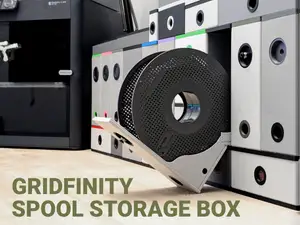 Gridfinity Stackable Spool Storage System