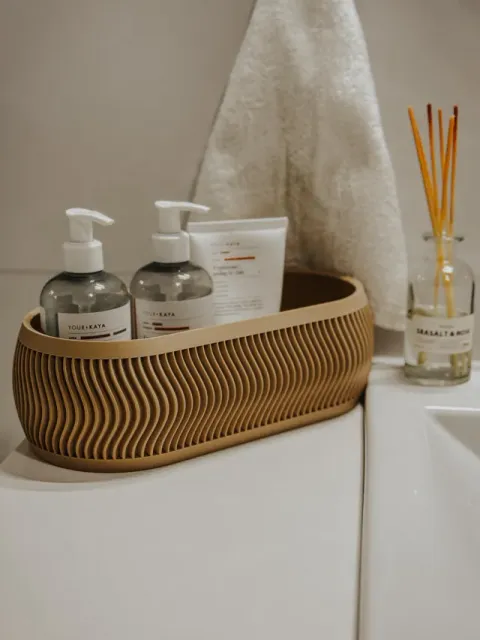 Long Modern Planter & Multi-Purpose Organizer — Image 8 of 10