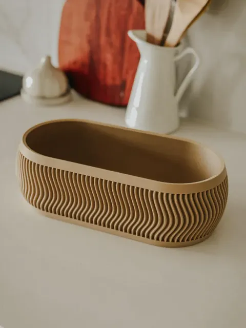 Long Modern Planter & Multi-Purpose Organizer — Image 3 of 10