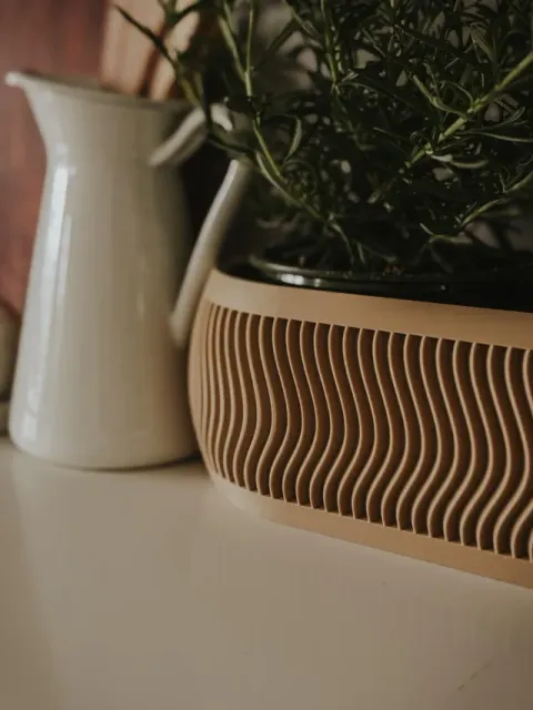 Long Modern Planter & Multi-Purpose Organizer — Image 6 of 10