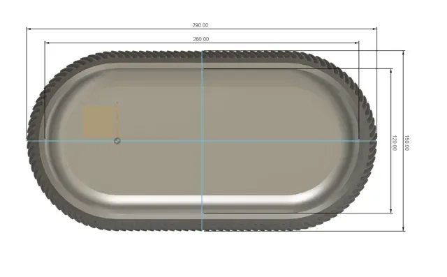 Long Modern Planter & Multi-Purpose Organizer — Image 9 of 10