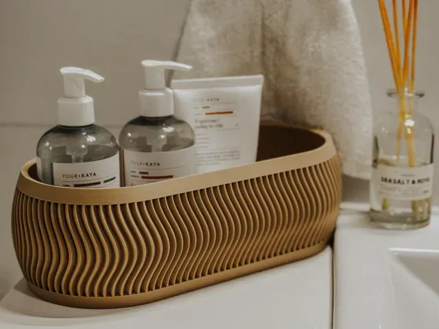 Long Modern Planter & Multi-Purpose Organizer
