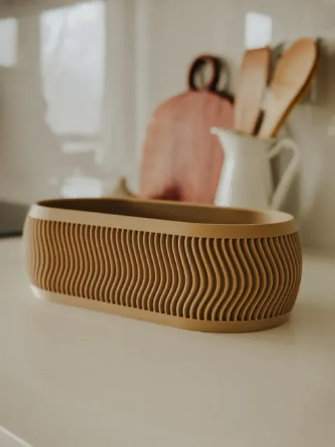 Long Modern Planter & Multi-Purpose Organizer — Image 2 of 10