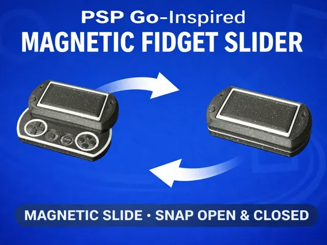 PSP Go–Inspired Magnetic Fidget Slider