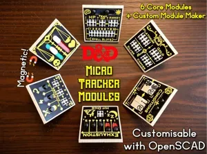 D&D Micro Trackers - Modular 5e Character Stats