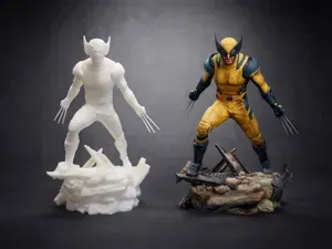 Wolverine X-Cross Attack Diorama