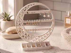Crescent Moon Jewelry Organizer