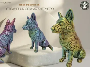 STEAMPUNK GERMAN SHEPHERD