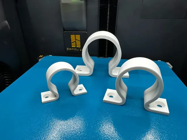 Drain pipe brackets metric and inch sizes — Image 2 of 4