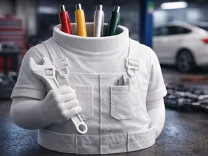 Pen pencil holder for mechanic