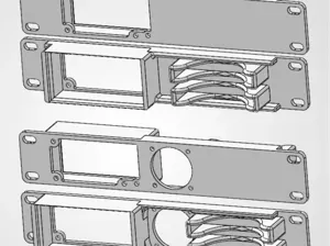 10" Rack Panel (Flex PSU + SSD + Optional Fan)