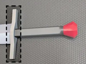Straight Square Crossguard for MMLS
