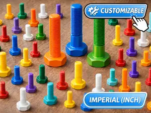 Imperial Hex Bolt Parametric Generator (#0–2")