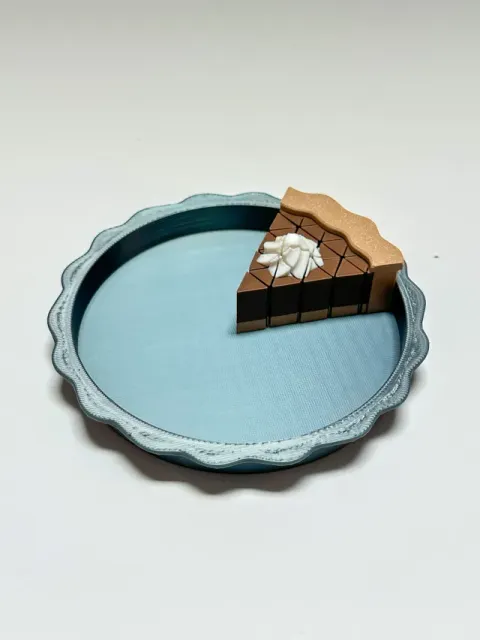 Mini Pixel Pumpkin Pie Slice & Pie Pan — Image 5 of 6