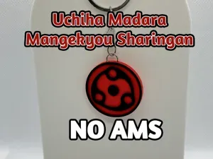 Madara Mangekyou Sharingan Keychain (No AMS)