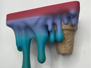 Melting Ice Cream Cone Drip Shelf