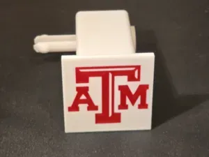 Texas A&M 2" trailer hitch cover