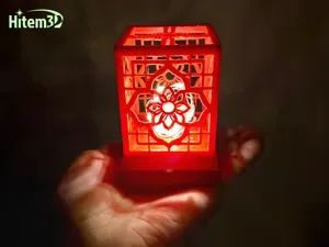 中式镂空花窗 • 精美红色灯笼摆件 • 简约好看!