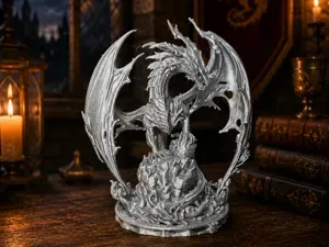 Dragon with the Magic Orb–Guardian Ancient Power