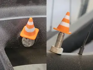 Caution Cone Valve Caps! Cars, Trucks, Bicycles!