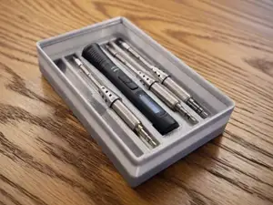 Miniware TS80P Soldering Iron Case for Gridfinity