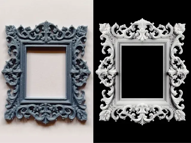 Cornice rettangolare fregio decorativo