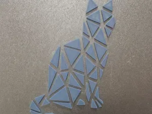 gatto mosaico 3d art