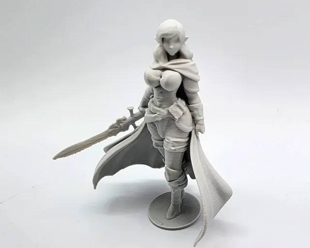 Female Elven Warrior Figurine — Фото 5 из 10