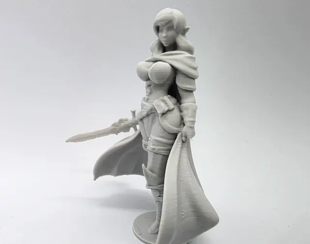Female Elven Warrior Figurine — Фото 8 из 10
