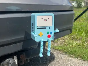 BMO Trailer Hitch Cover – Adventure Time Style