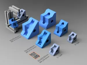 Supported Corner Bracket 3 Axis B / C Type