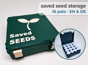 Saatgutbox mit 16 Dosen