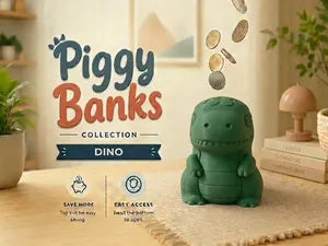 Dino Piggy Banks Collection