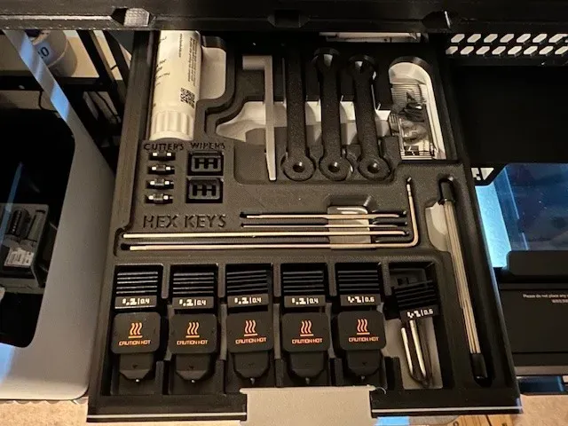 H Series AMS Riser Plus HT V2 -Hot Ends and Drawer — Image 2 of 5