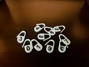 Counting Number Stitch Markers