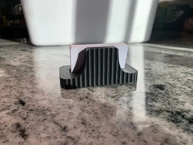 Modern Ribbed Business Card Holder | Front Desk — Фото 7 из 8
