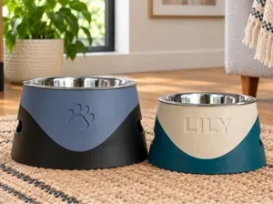 Customizable Elevated Pet Bowl Stand