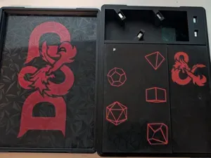 D&D Box, tower and dice box