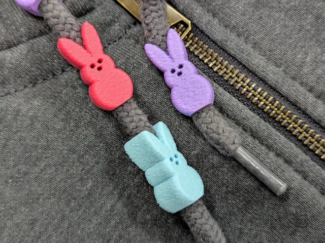 Easter Peep Bunny Hoodie Drawstring Beads — Фото 2 из 5