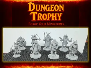 Dungeon Trophy – Heroes Miniatures Pack Vol. 1